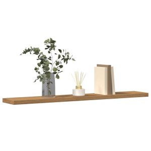 vidaXL Wandschappen 4 st 60x20x1,5 cm bewerkt hout artisanaal eiken