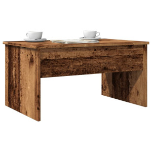 vidaXL Salontafel 80x50,5x41,5 cm bewerkt hout oud houtkleurig