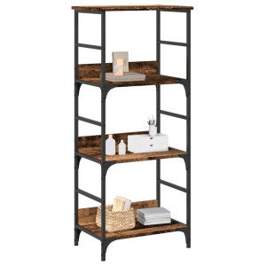 vidaXL Boekenkast 50x33x117,5 cm bewerkt hout oud houtkleurig