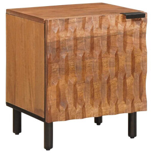 vidaXL Nachtkastje Bruin 40 x 33 x 46 cm Massief Mango Hout