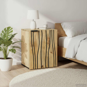 vidaXL Badkamertenk te kast Bruin 38 x 33,5 x 48 cm Bewerkt hout