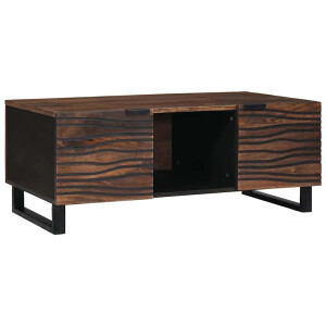 vidaXL Salontafel Walnotenhout 100 x 54 x 40 cm Bewerkt hout