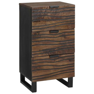 vidaXL Dressoir met lade Bruin 40 x 33 x 75 cm massief mangohout