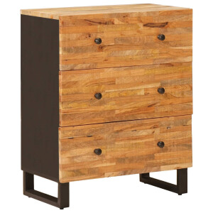 vidaXL Opslag Dressoir Bruin 60 x 33 x 75 cm Massief Mango Hout