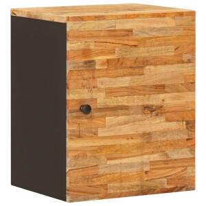 vidaXL Badkamer Hangkast Naturel 38 x 33 x 48 cm Massief Mango Hout