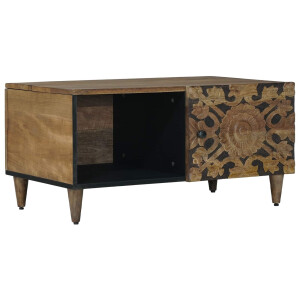 vidaXL Salontafel Bruin 80 x 50 x 40 cm Massief Mango Hout