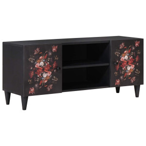 vidaXL Opslagkasten Multikleur 105 x 33,5 x 46 cm Massief Mango Hout