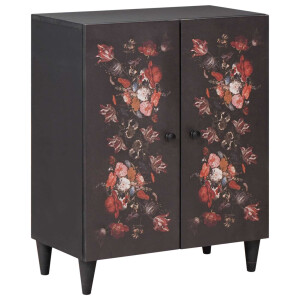 vidaXL Opslagkasten Multikleur 60 x 33.4 x 75.1 cm Massief Mango Hout