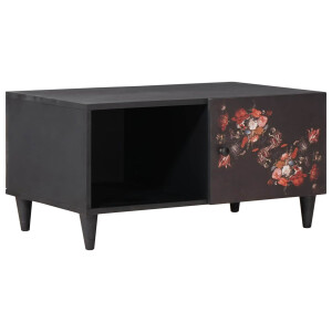 vidaXL Salontafel Multikleur 80 x 50 x 40 cm Massief Mango Hout