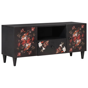 vidaXL Opslagkasten Multikleur 105 x 33,5 x 46 cm Massief Mango Hout