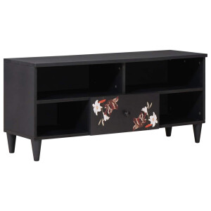 vidaXL Opslagkasten Multikleur 100 x 33,5 x 46 cm Massief Mango Hout