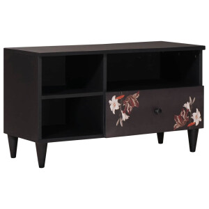vidaXL Opslagkasten Multikleur 80 x 33,5 x 46 cm Massief Mango Hout