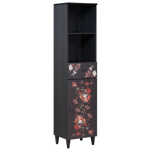 vidaXL Badkamerkast Multikleur 38 x 33,5 x 160 cm Massief Mango Hout