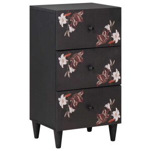 vidaXL Opslagkasten Multikleur 40 x 33,5 x 75 cm Massief Mango Hout