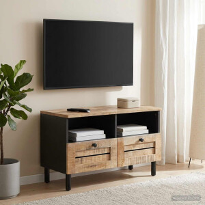 vidaXL Opslagkasten Naturel 70 x 33 x 46 cm Massief Mango Hout