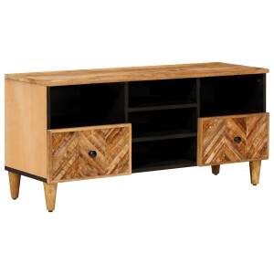 vidaXL Opslagkasten Bruin 100 x 33,5 x 46 cm Massief Mango Hout