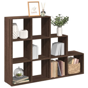 vidaXL Kamerscherm / boekenkast 137,5x29x103,5 cm hout bruin eiken