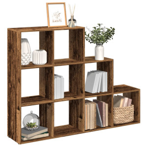 vidaXL Kamerscherm / boekenkast 137,5x29x103,5 cm hout oud hout