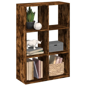 vidaXL Kamerscherm / boekenkast 69,5x29x103,5 cm hout gerookt eiken