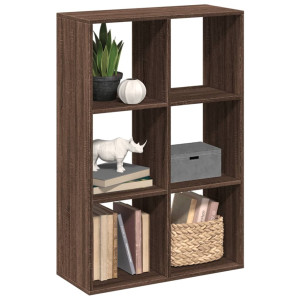 vidaXL Kamerscherm / boekenkast 69,5x29x103,5 cm hout bruin eikenkleur