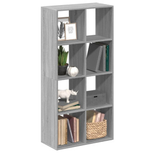 vidaXL Kamerscherm / boekenkast 69,5x29x137,5 cm hout grijs sonoma eik