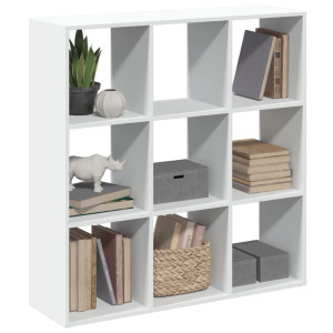 vidaXL Kamerscherm / boekenkast 102x29x103,5 cm bewerkt hout wit