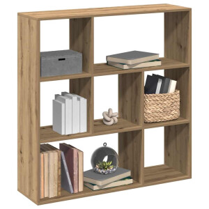 vidaXL Kamerscherm / boekenkast 102x29x103,5 cm hout artisanaal eiken