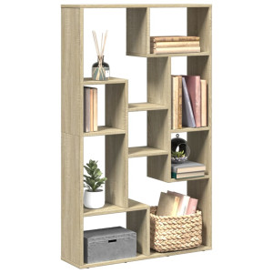 vidaXL Boekenkast 72x20x120,5 cm bewerkt hout sonoma eikenkleurig