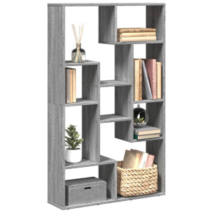 vidaXL Boekenkast 72x20x120 cm bewerkt hout grijs sonoma eikenkleurig