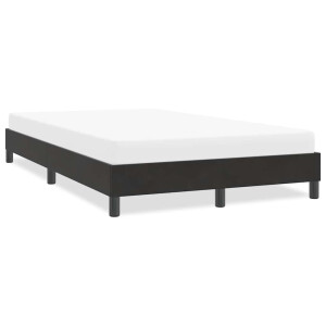 vidaXL Bedframe zonder matras 120x210 cm fluweel zwart