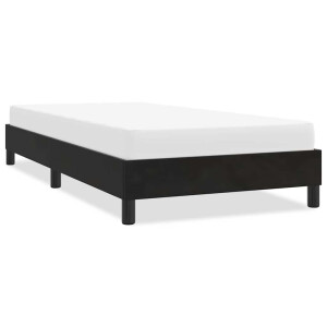 vidaXL Bedframe zonder matras 80x220 cm fluweel zwart