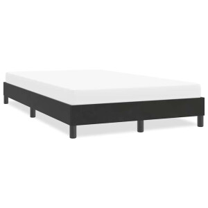 vidaXL Bedframe zonder matras 120x220 cm fluweel zwart