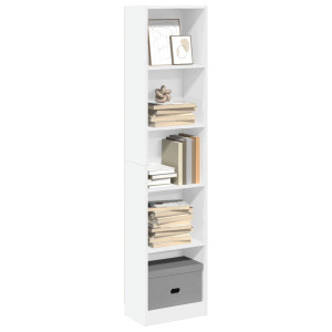 vidaXL Boekenkast 40x24x176 cm bewerkt hout wit