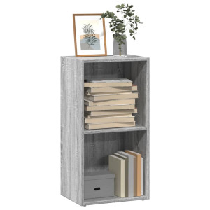 vidaXL Boekenkast 40x30x77 cm bewerkt hout grijs sonoma eikenkleurig