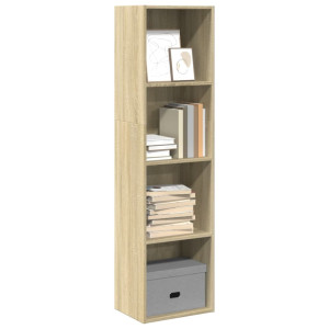 vidaXL Boekenkast 40x30x152 cm bewerkt hout sonoma eikenkleurig
