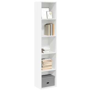 vidaXL Boekenkast 40x30x189 cm bewerkt hout wit