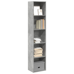 vidaXL Boekenkast 40x30x189 cm bewerkt hout betongrijs