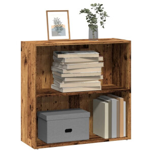 vidaXL Boekenkast 80x30x77 cm bewerkt hout oud houtkleurig