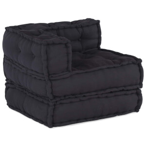 vidaXL Modulair Sofabet 4 pcs Antracietkleurig Stof