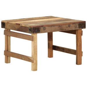 vidaXL Salontafel Bruin 60 x 55 x 40 cm Massief Gerecycled Hout