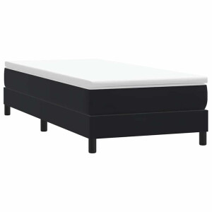 vidaXL Boxspring zonder matras fluweel zwart 90x210 cm