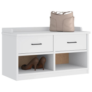 vidaXL Gangbankje SANDNES wit 87x40x50 cm massief grenenhout