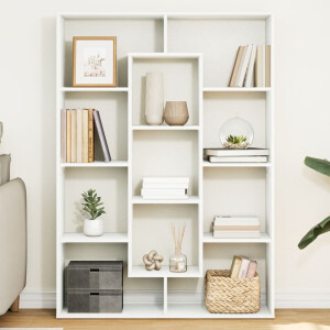 vidaXL Boekenkast 102x29x143 cm bewerkt hout wit