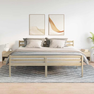 vidaXL Nachtkastjes 2 st met lade 39x28x41 cm sonoma eikenkleurig