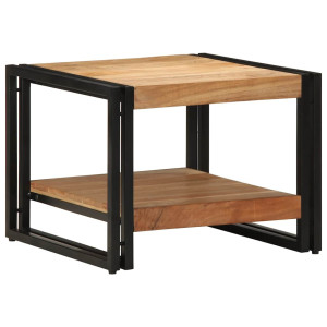 vidaXL Salontafel 50x50x38 cm massief acaciahout