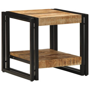 vidaXL Salontafel Bruin 40 x 40 x 38 cm Massief Mango Hout