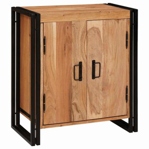 vidaXL Nachtkastje Bruin 66 x 35 x 76 cm Massief acaciahout