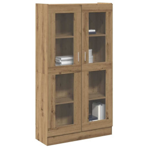 vidaXL Dressoir Artisan Eikenhout 82,5x30,5x150 cm Bewerkt Hout