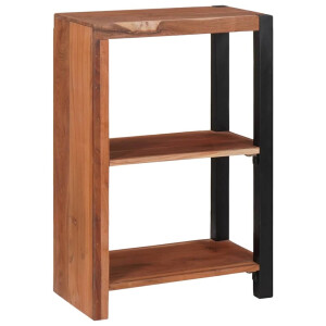 vidaXL Boekenkast Bruin 50 x 30 x 75 cm Massief Acaciahout