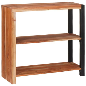 vidaXL Boekenkast Bruin 80 x 30 x 75 cm Massief Acaciahout